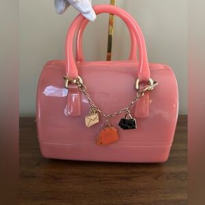 Furla Pink Candy Bag/ EUC